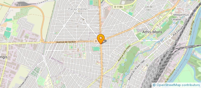 localisation de l'entreprise INDIVISION LASCAUX SABATTIER à ATHIS-MONS