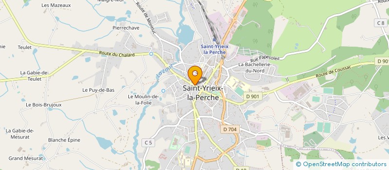 localisation de l'entreprise INDIVISION LASPLANCHAS à SAINT-YRIEIX-LA-PERCHE