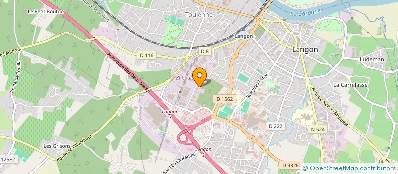 localisation de l'entreprise INDIVISION LASSUS à LANGON