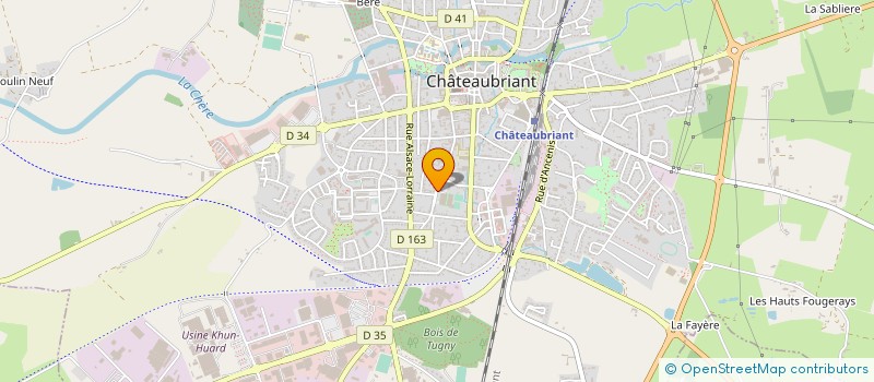 localisation de l'entreprise INDIVISION LATESTE à CHATEAUBRIANT