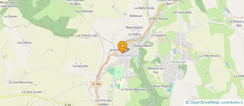 localisation de l'entreprise INDIVISION LATOUCHE  MONCONTOUR