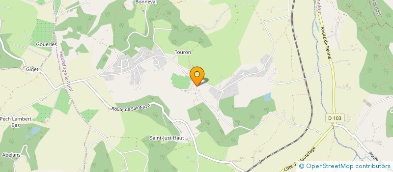 localisation de l'entreprise INDIVISION LATREILLE  HAUTEFAGE-LA-TOUR