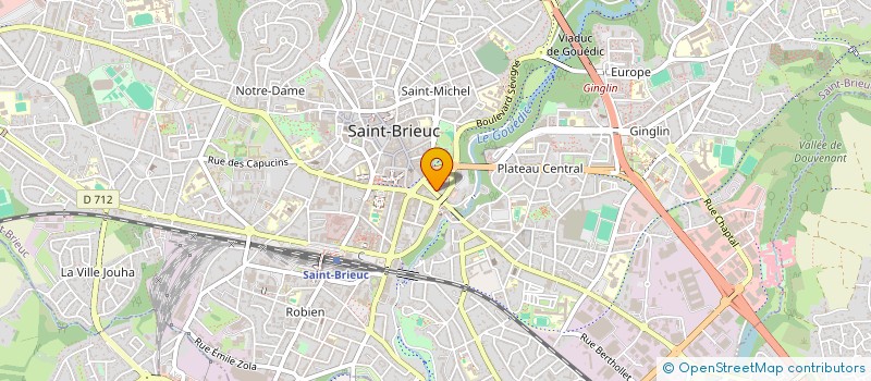 localisation de l'entreprise INDIVISION LAUDE JOUAN  SAINT-BRIEUC