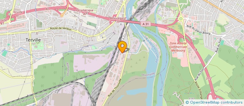 localisation de l'entreprise INDIVISION LAUER-BECKER à THIONVILLE