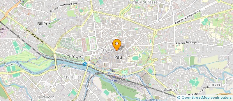 localisation de l'entreprise INDIVISION LAUGA à PAU