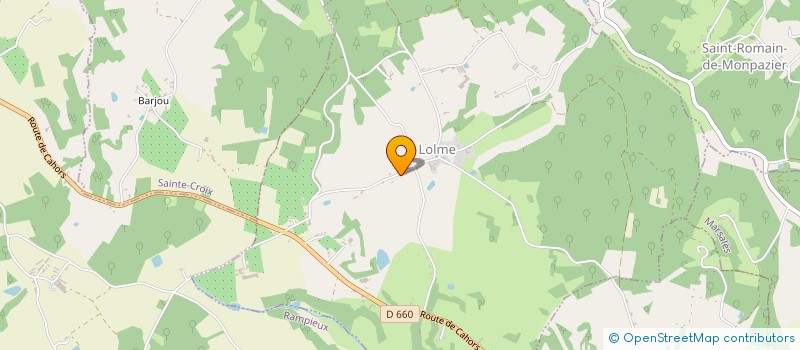 localisation de l'entreprise INDIVISION LAUGENIE-FAURE  VERGT-DE-BIRON