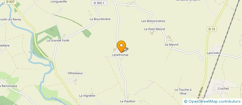 localisation de l'entreprise INDIVISION LAUGERAY JEAN-PAUL à VALD'YERRE