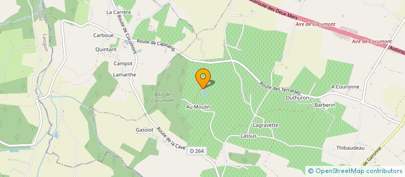 localisation de l'entreprise INDIVISION LAULAN J.CHRISTIAN GHISLAINE  COCUMONT