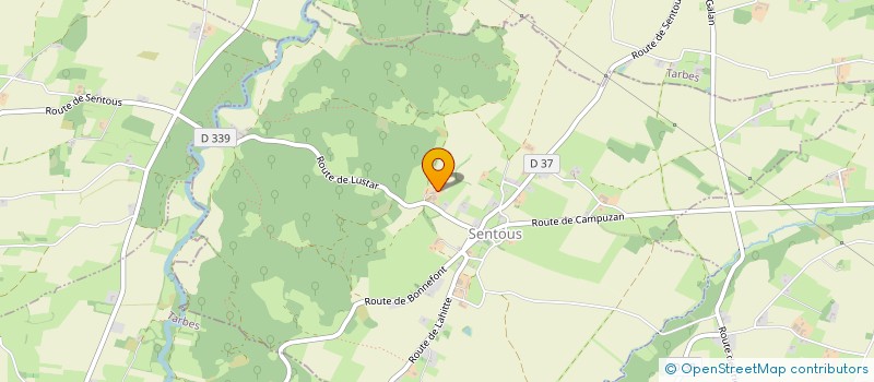 localisation de l'entreprise INDIVISION LAULHE LAGLEYZE  SENTOUS