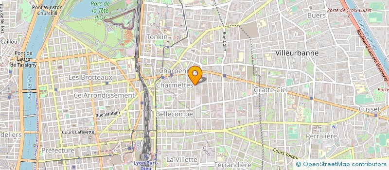 localisation de l'entreprise INDIVISION LAUNAZ VENET  VILLEURBANNE