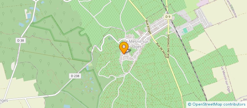 localisation de l'entreprise INDIVISION LAUNOIS C.B.V.  LE MESNIL-SUR-OGER