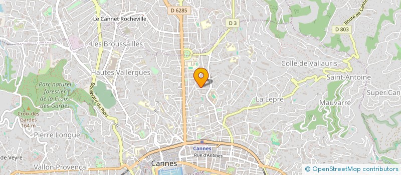 localisation de l'entreprise INDIVISION LAURA SERGENT LAURENT COSSART  CANNES