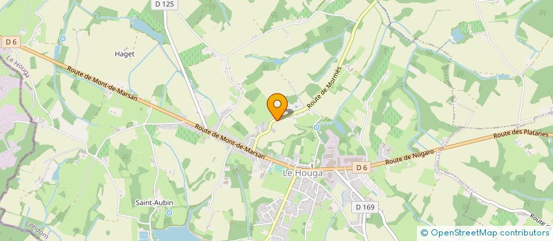 localisation de l'entreprise INDIVISION LAURANT  LE HOUGA