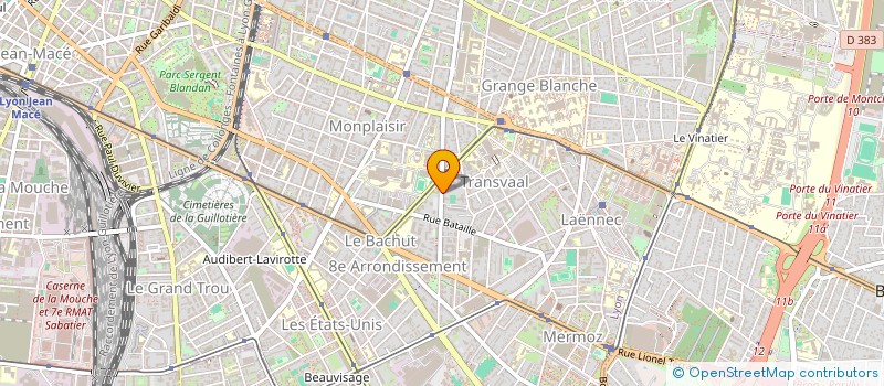 localisation de l'entreprise INDIVISION LAURE ET JULIEN GALLARD  LYON