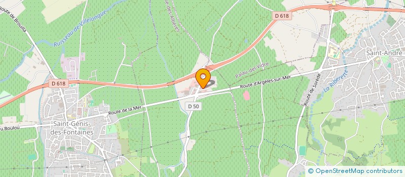 localisation de l'entreprise INDIVISION LAURENT  MONTESQUIEU-DES-ALBERES