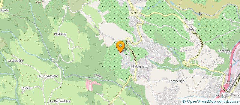 localisation de l'entreprise INDIVISION LAURENT ET JEROME FAYOLLE  CELLIEU