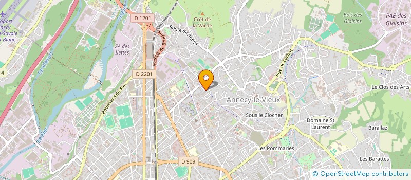 localisation de l'entreprise INDIVISION LAURENT-NEUMEISTER à ANNECY