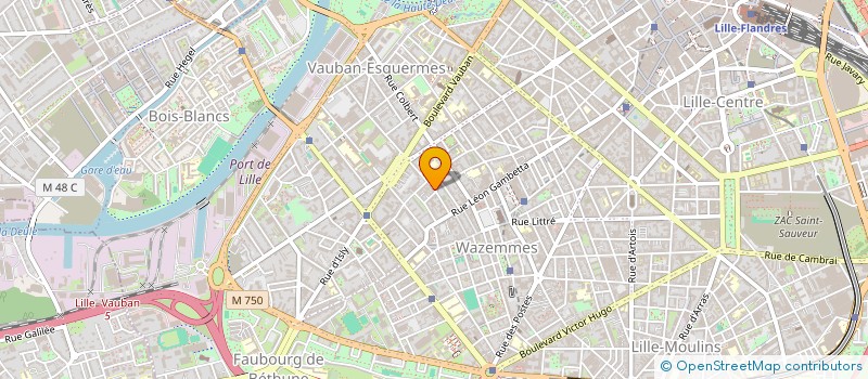 localisation de l'entreprise INDIVISION LAURENTY à LILLE
