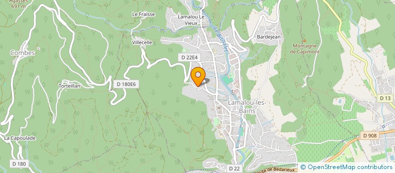 localisation de l'entreprise INDIVISION LAURET  MONTGERON