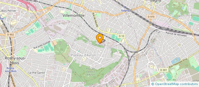 localisation de l'entreprise INDIVISION LAURIANE HAYDARI CEDRIC MONTOUT  VILLEMOMBLE