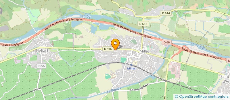 localisation de l'entreprise INDIVISION LAVAIL BERTRAND  MILLAS