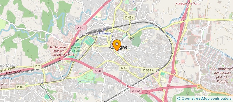 localisation de l'entreprise INDIVISION LAVAL MASSAT  AUBAGNE