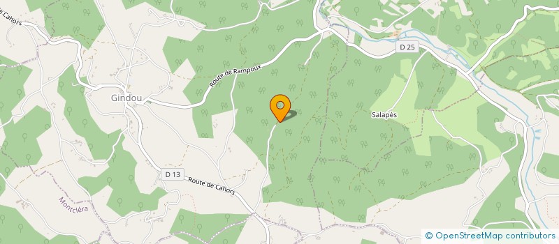 localisation de l'entreprise INDIVISION LAVAUR  GINDOU