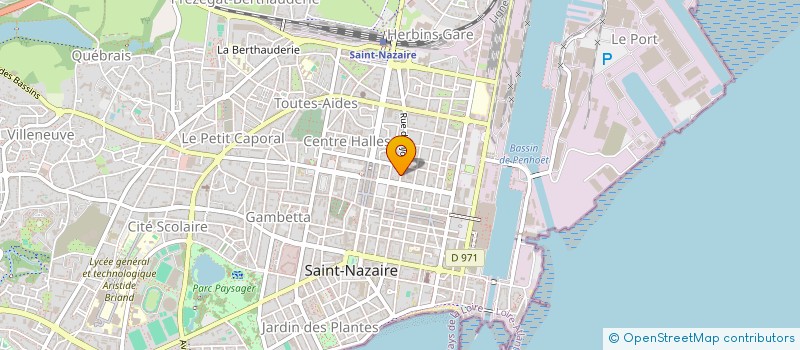 localisation de l'entreprise INDIVISION LAVELOT PAVEC  SAINT-NAZAIRE