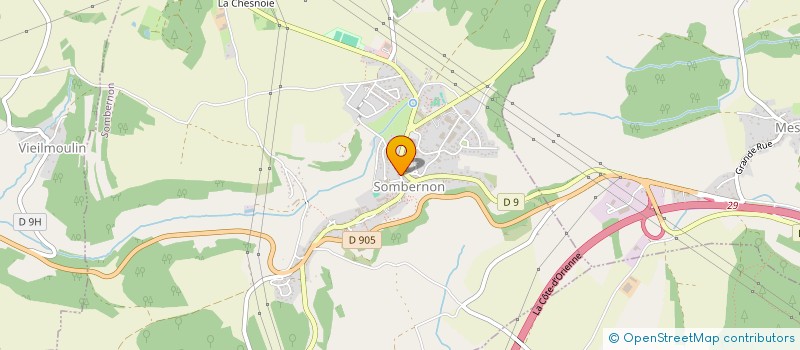 localisation de l'entreprise INDIVISION LAVERDAN  SOMBERNON