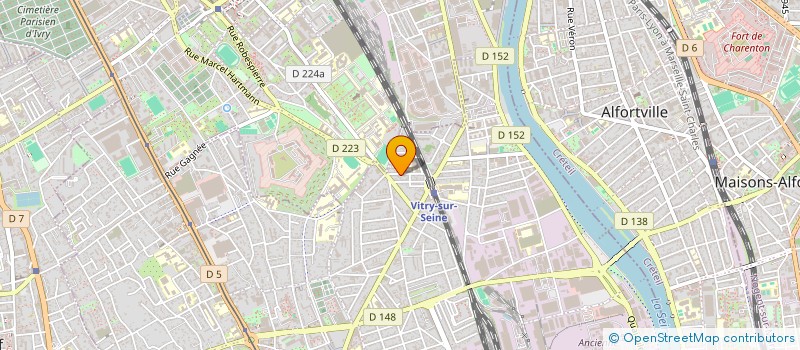 localisation de l'entreprise INDIVISION LAVERGNE  VITRY-SUR-SEINE