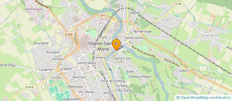 localisation de l'entreprise INDIVISION LAVIE MARQUE  OLORON-SAINTE-MARIE