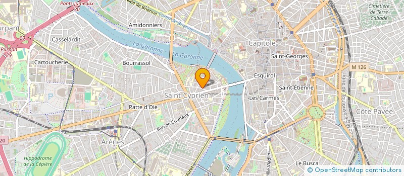 localisation de l'entreprise INDIVISION LAVIGNE ET CABRILLAC  TOULOUSE