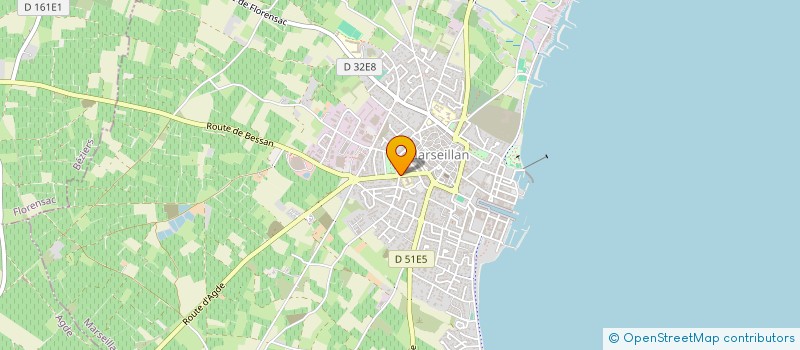 localisation de l'entreprise INDIVISION LAVIGNON PINCEMIN à MARSEILLAN