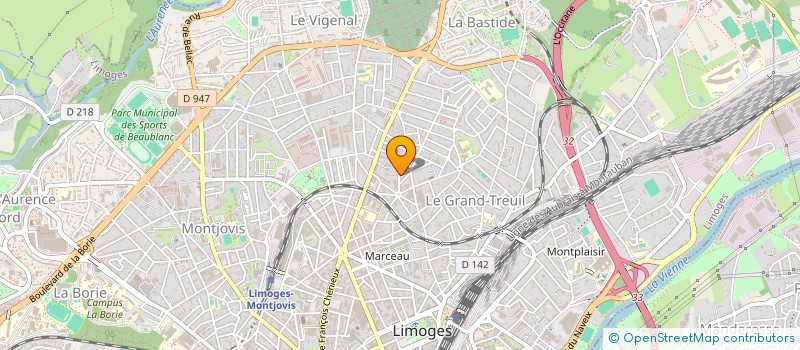 localisation de l'entreprise INDIVISION LAZEIRAS à LIMOGES