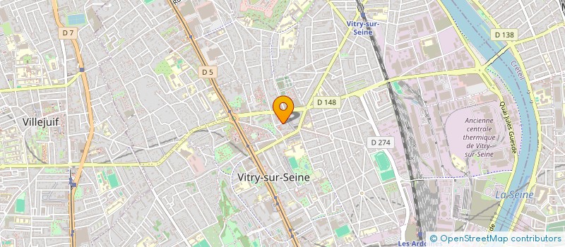 localisation de l'entreprise INDIVISION LE ARTHUR ET SOPHIE  VITRY-SUR-SEINE