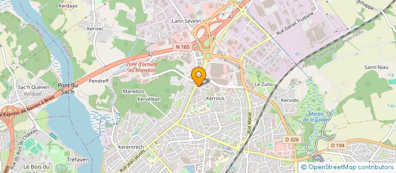 localisation de l'entreprise INDIVISION LE BAIL FRERES  LANESTER