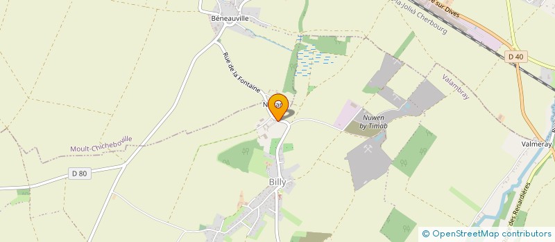 localisation de l'entreprise INDIVISION LE BARON  VALAMBRAY