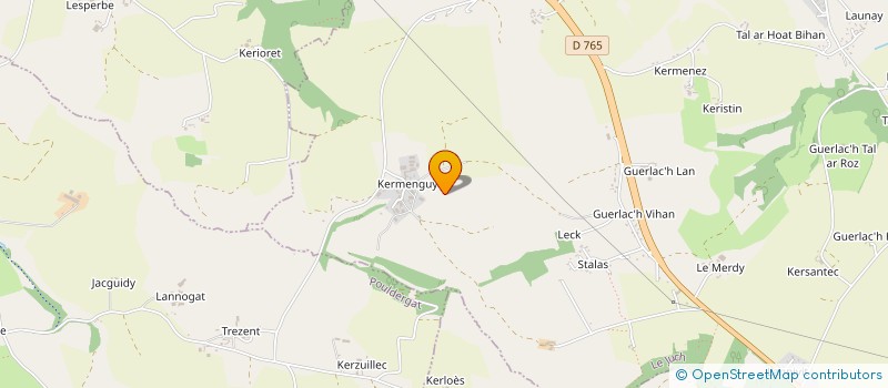 localisation de l'entreprise INDIVISION LE BARS  LE JUCH