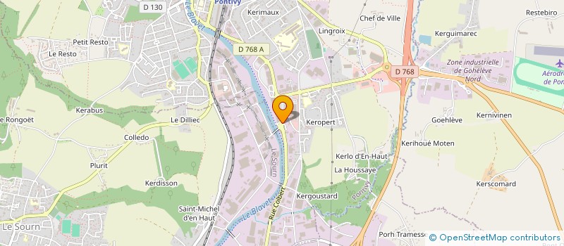 localisation de l'entreprise INDIVISION LE BERRE à PONTIVY