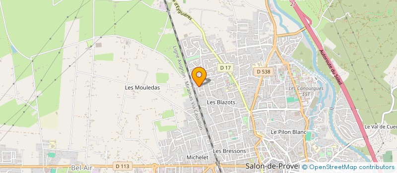 localisation de l'entreprise INDIVISION LE BIHAN ESCOFFIER  SALON-DE-PROVENCE