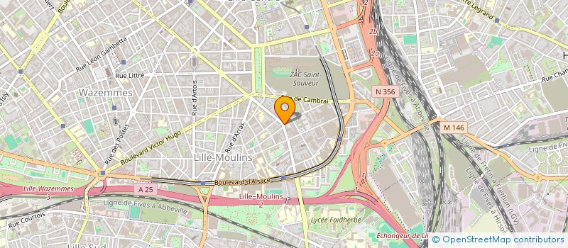 localisation de l'entreprise INDIVISION LE BLAN TIMOTHEE ET LE BLAN MARIE à LILLE