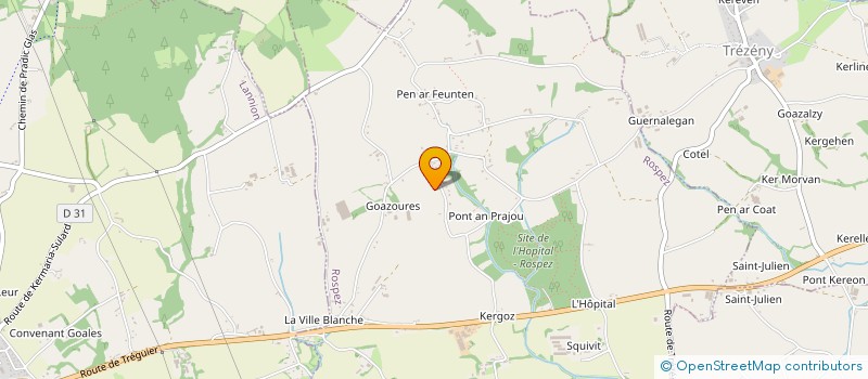 localisation de l'entreprise INDIVISION LE BOURDOULOUS  ROSPEZ