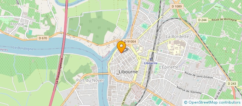 localisation de l'entreprise INDIVISION LE BOUTER-LE LIEVRE  LIBOURNE