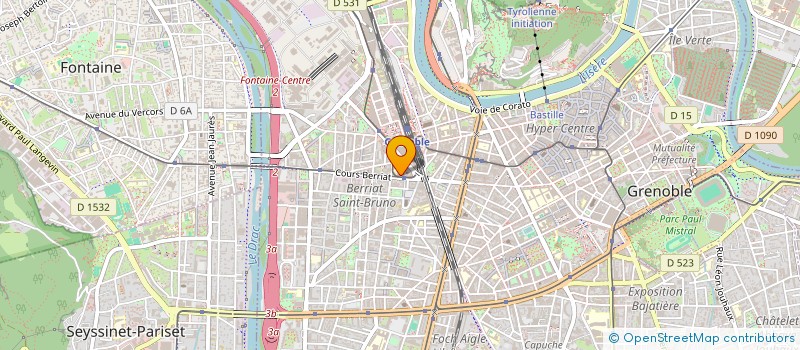 localisation de l'entreprise INDIVISION LE BOZEC MOYROUD  GRENOBLE