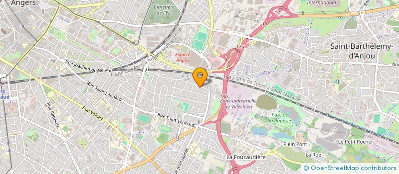 localisation de l'entreprise INDIVISION LE BRET à ANGERS