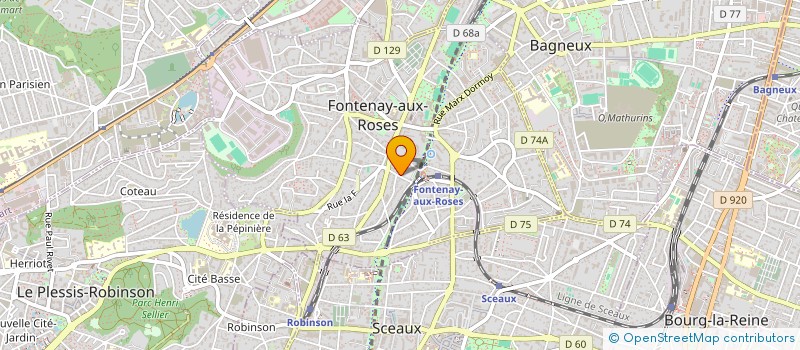 localisation de l'entreprise INDIVISION LE BRETON RIASSE à FONTENAY-AUX-ROSES