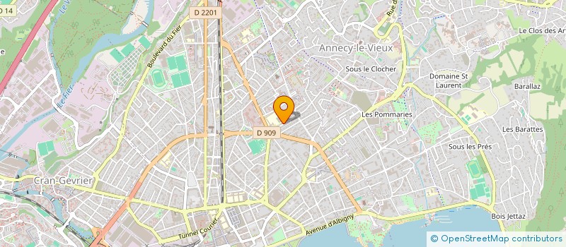 localisation de l'entreprise INDIVISION LE BRIS-PETITBON à ANNECY