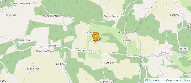 localisation de l'entreprise INDIVISION LE BRISHOUAL  PLOUAY