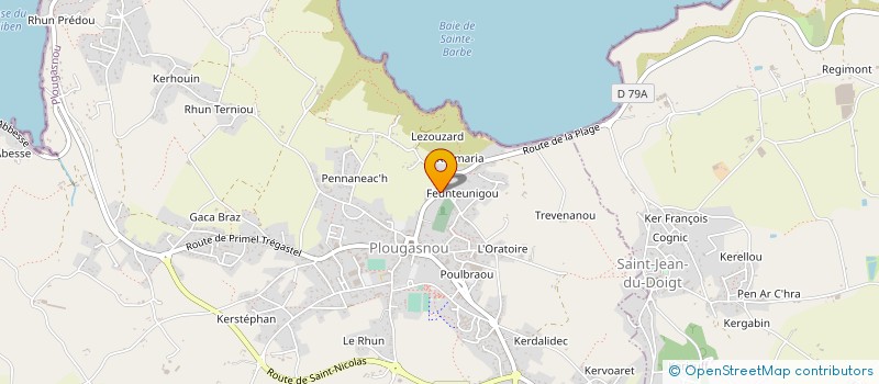 localisation de l'entreprise INDIVISION LE CAM  PLOUGASNOU