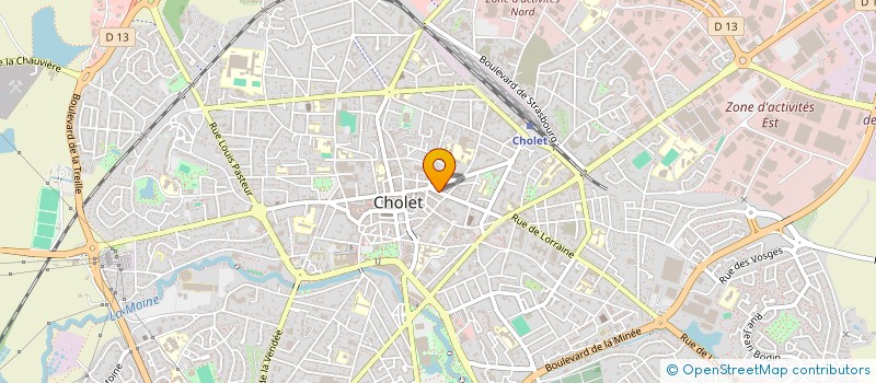 localisation de l'entreprise INDIVISION LE CARROU ET NORMANT à CHOLET